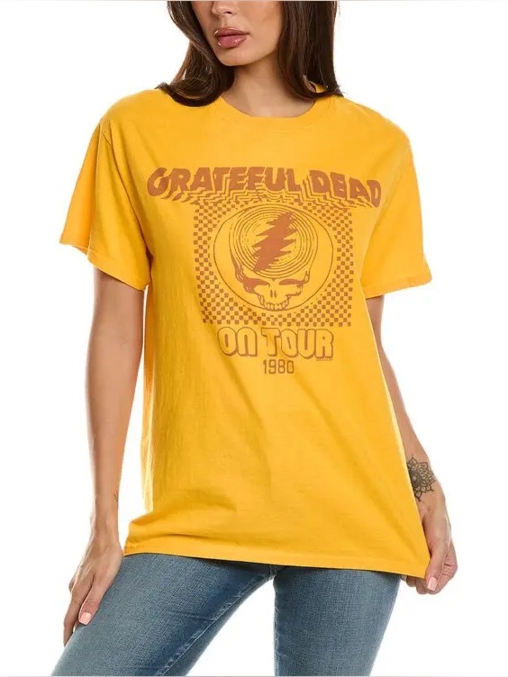 Junk Food Grateful Dead On Tour 1980 Music Merch Graphic Tee